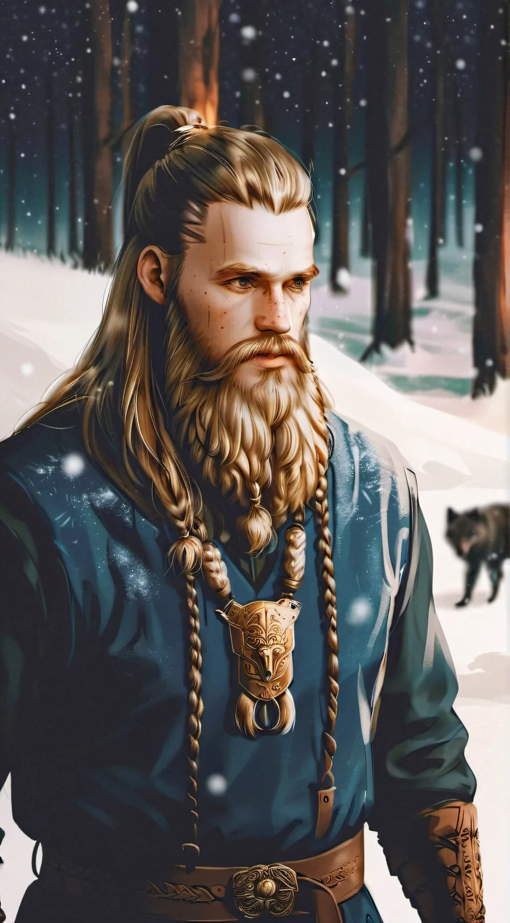 ai character: Halfdan background