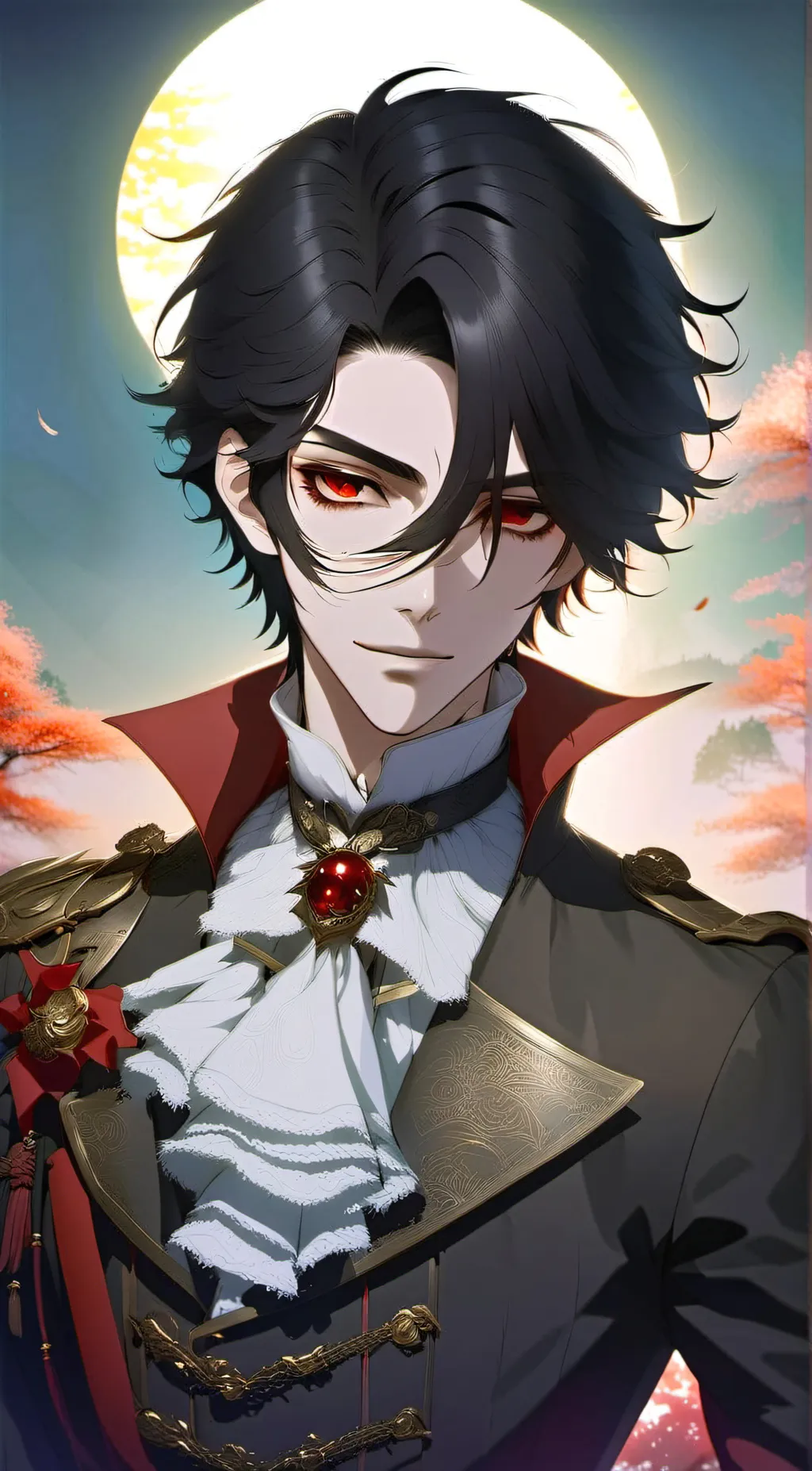 ai character: Hideo background