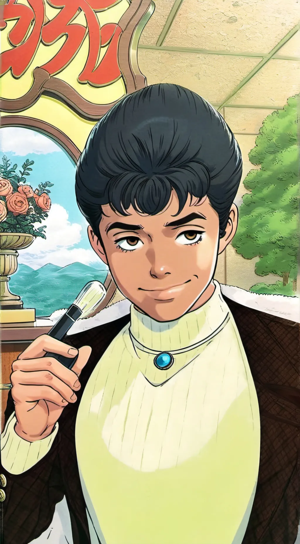 ai character: Antonio  background