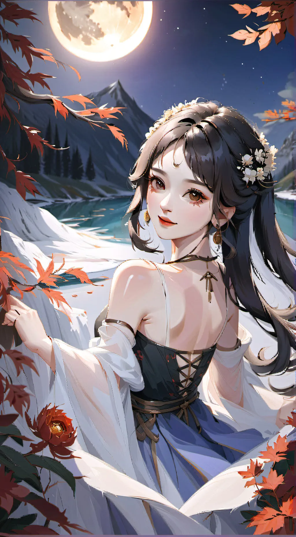 ai character: Selene (Rs) background