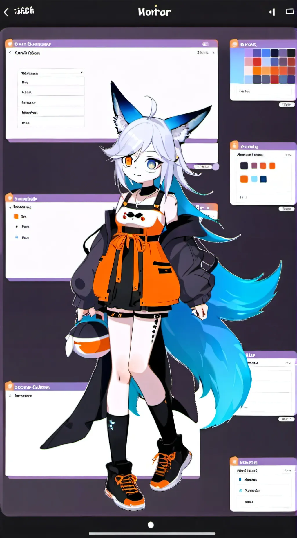 ai character: cathy background