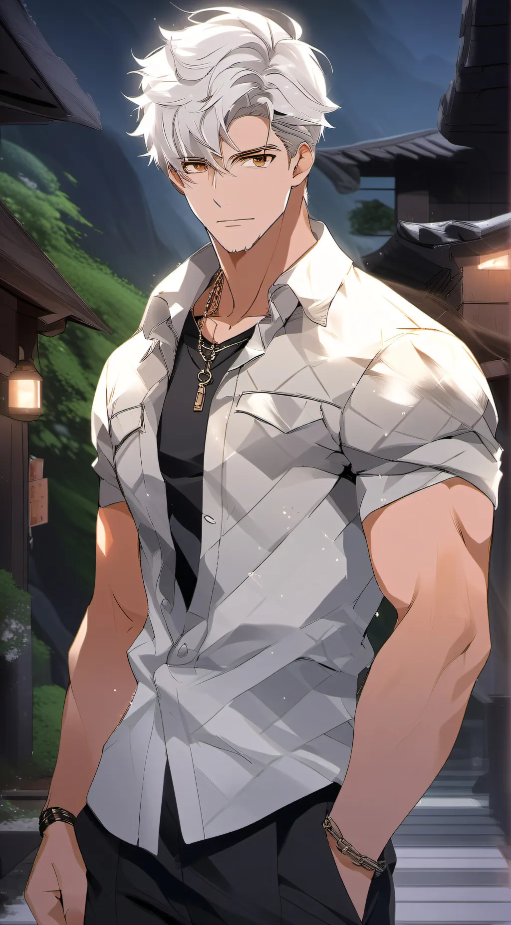 ai character: Leo background