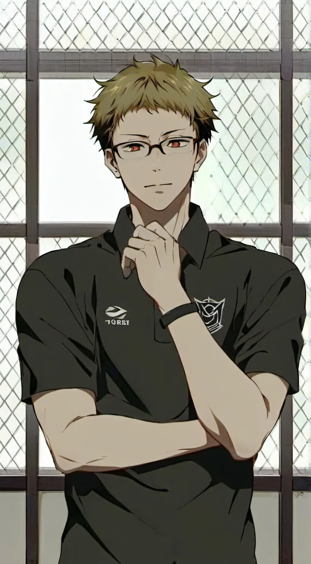 ai character: Tsukishima Kei background