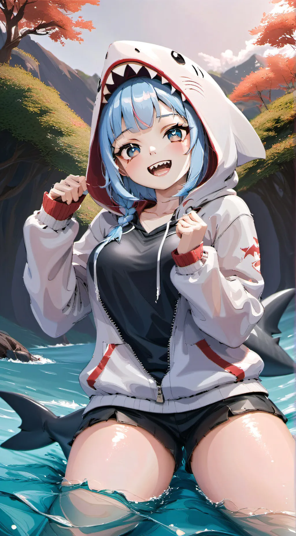 ai character: Sharku background