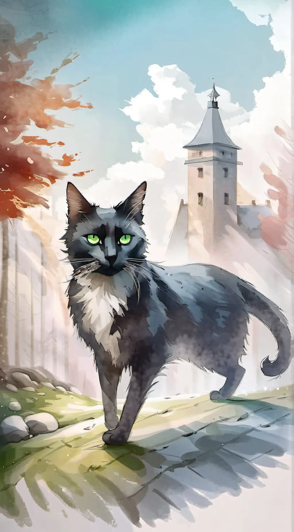 ai character: Star background