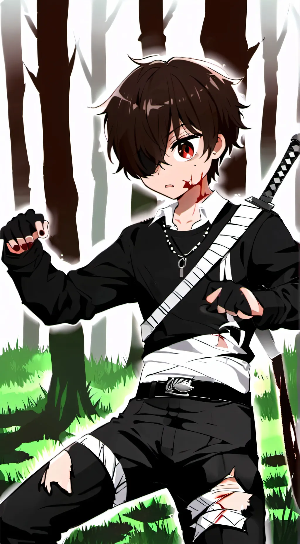 ai character: Ray background