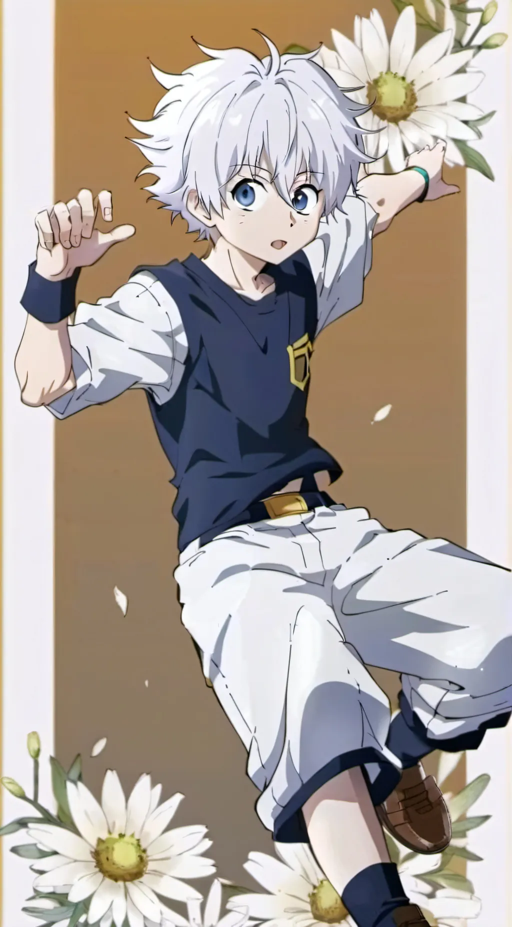 ai character: 🦋🩵Killua🩵🦋 background