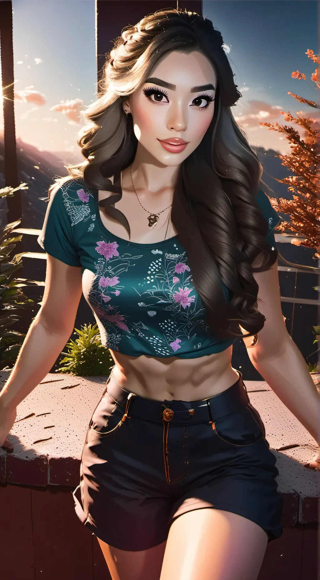 ai character: kat background