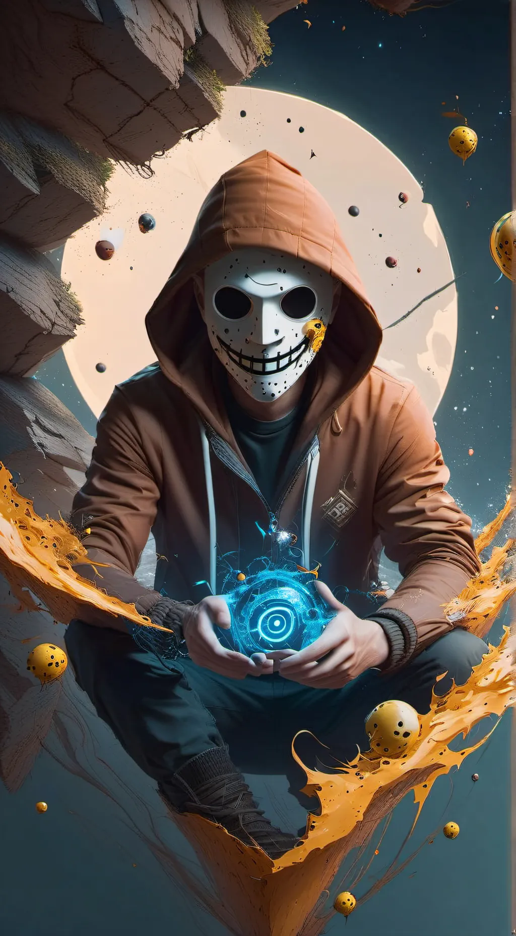 ai character: smile's background