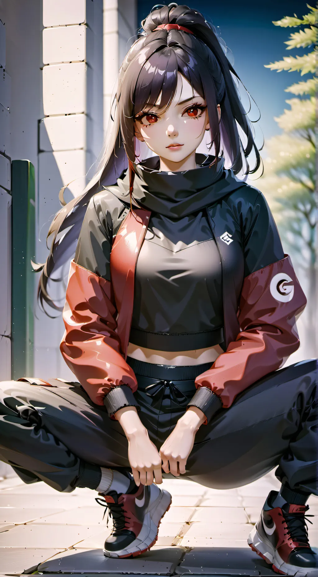 ai character: Kami uchiha background