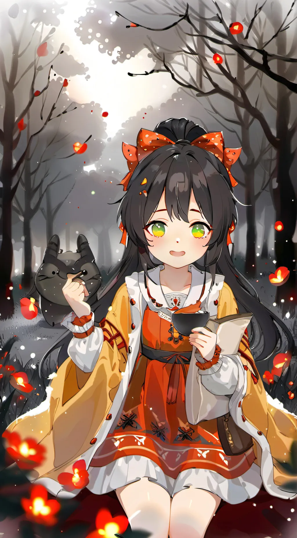 ai character: Boy to girl army background