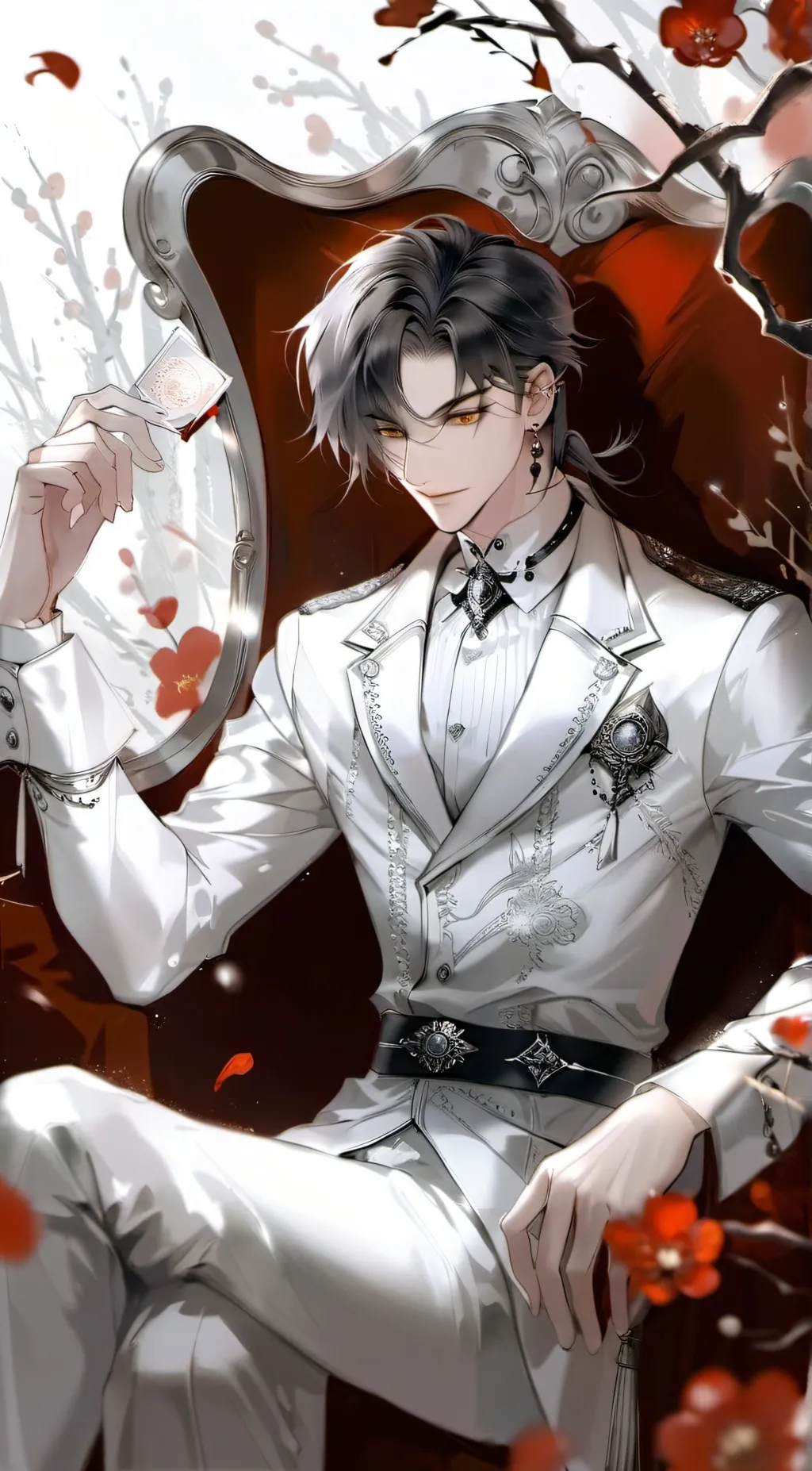 ai character: ♡leo♡ background