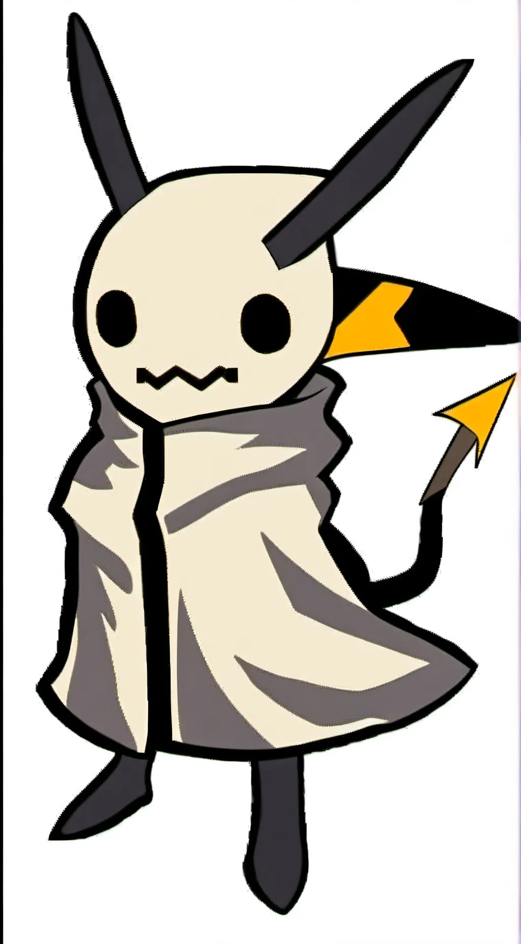 ai character: MIMIKYU  background