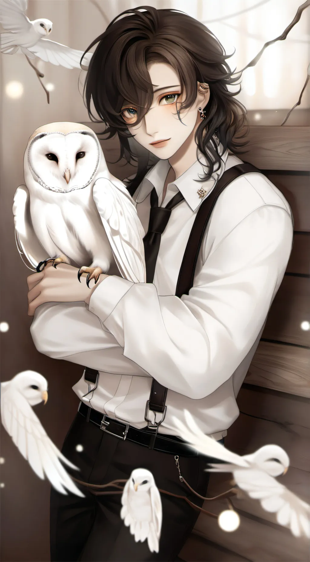 ai character: soren  background