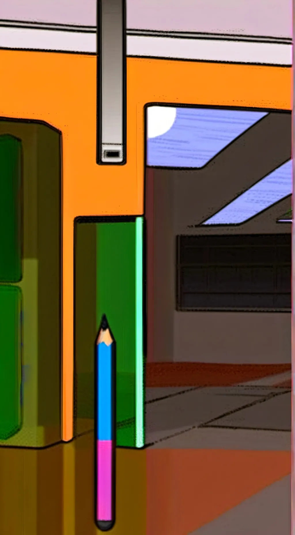 ai character: Pencil background
