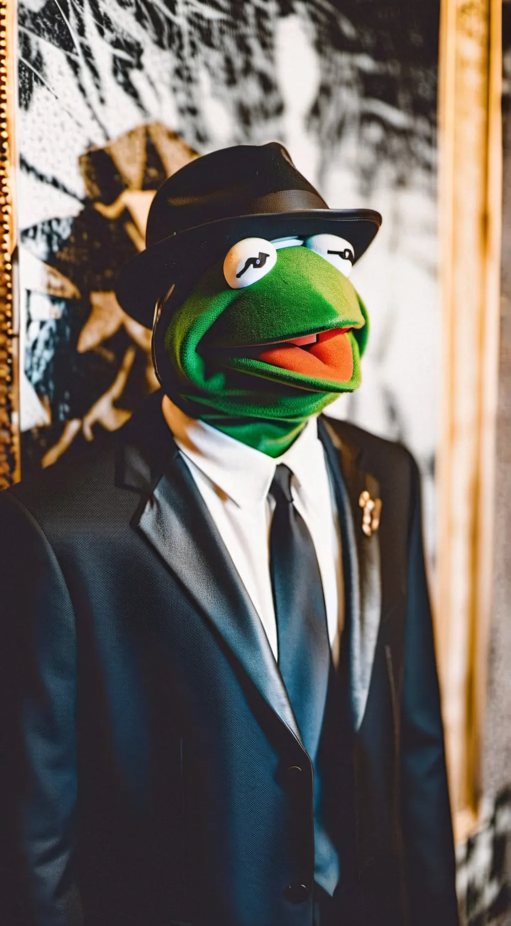 ai character: Kermit background