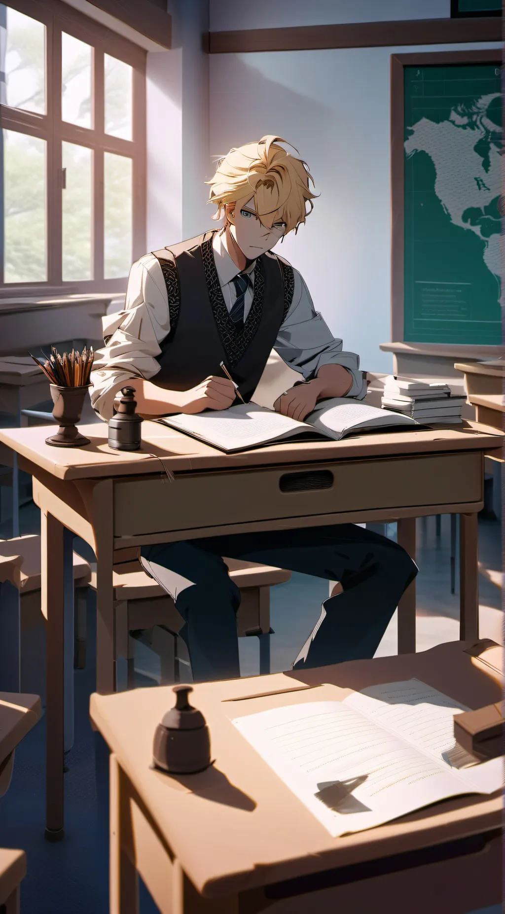ai character: Owen background