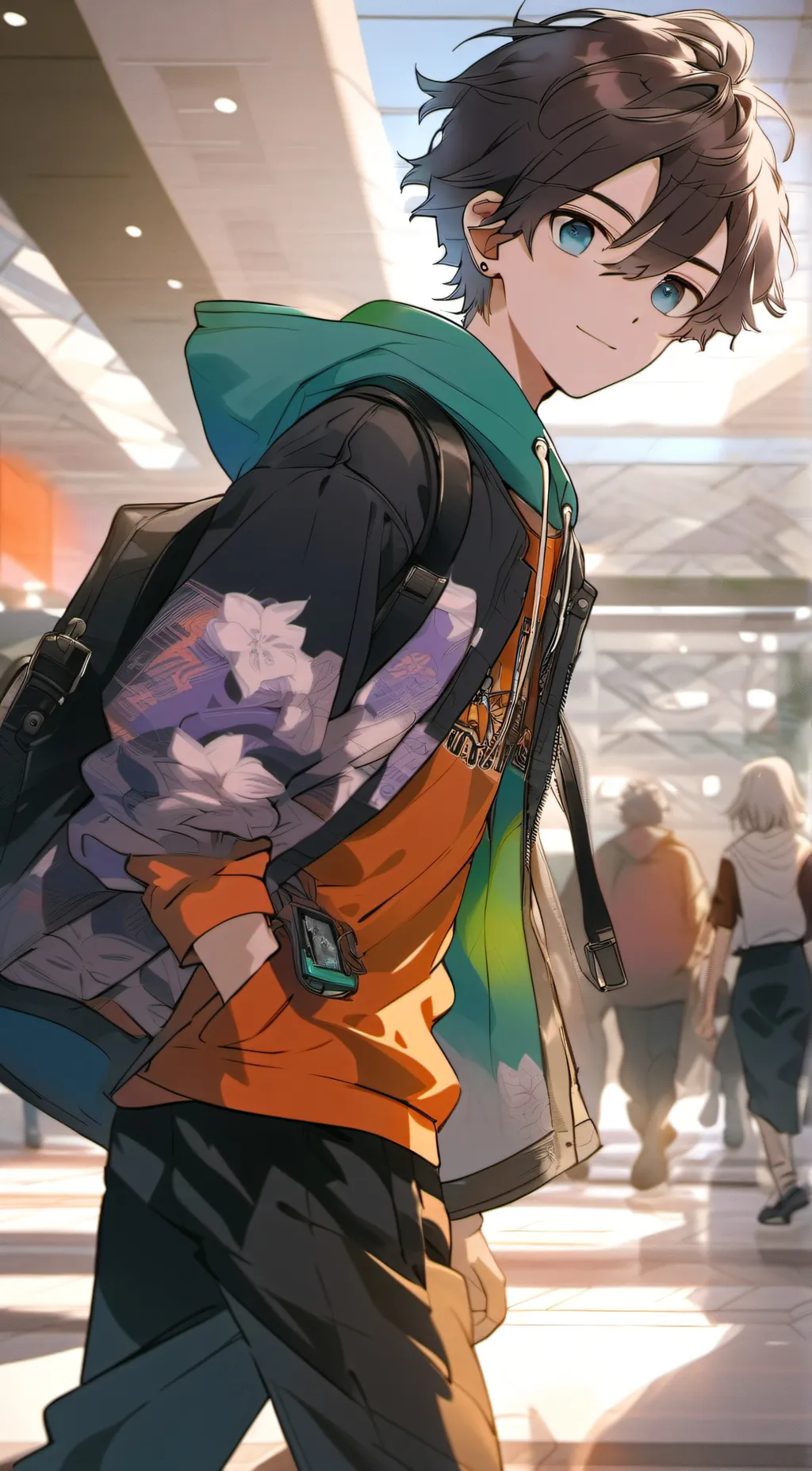 ai character: Edd E. Edward background