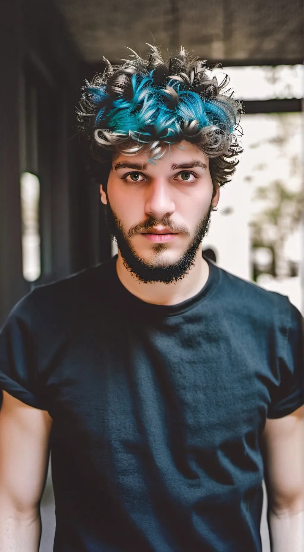 ai character: Jmancurly background