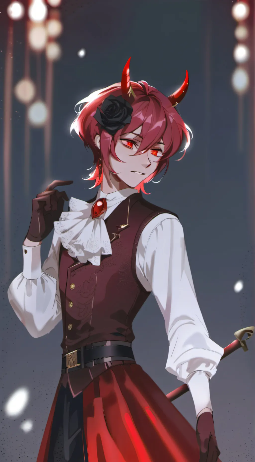 ai character: ~Hazbin hotel~ background