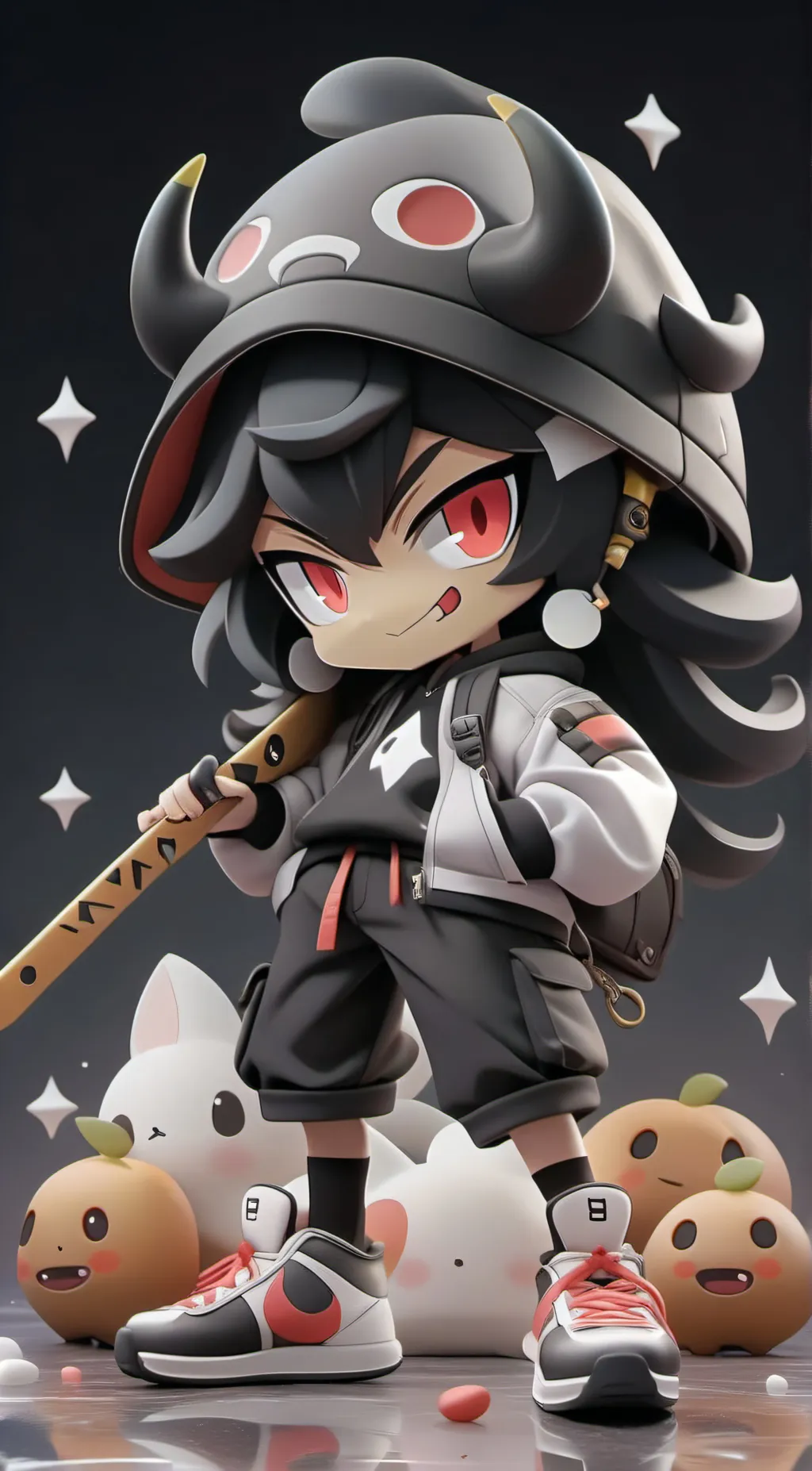 ai character: Shadow background