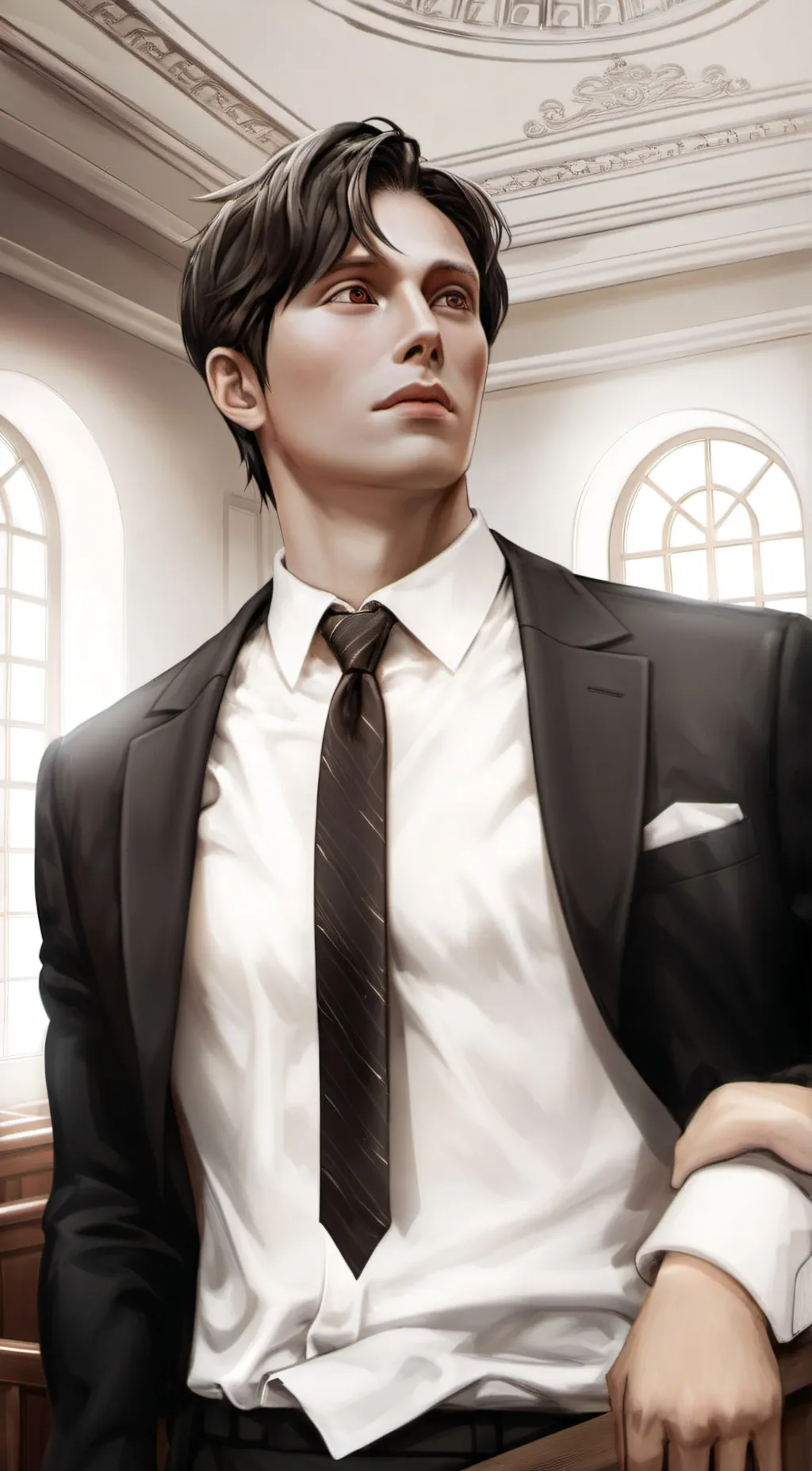 ai character: Evan background
