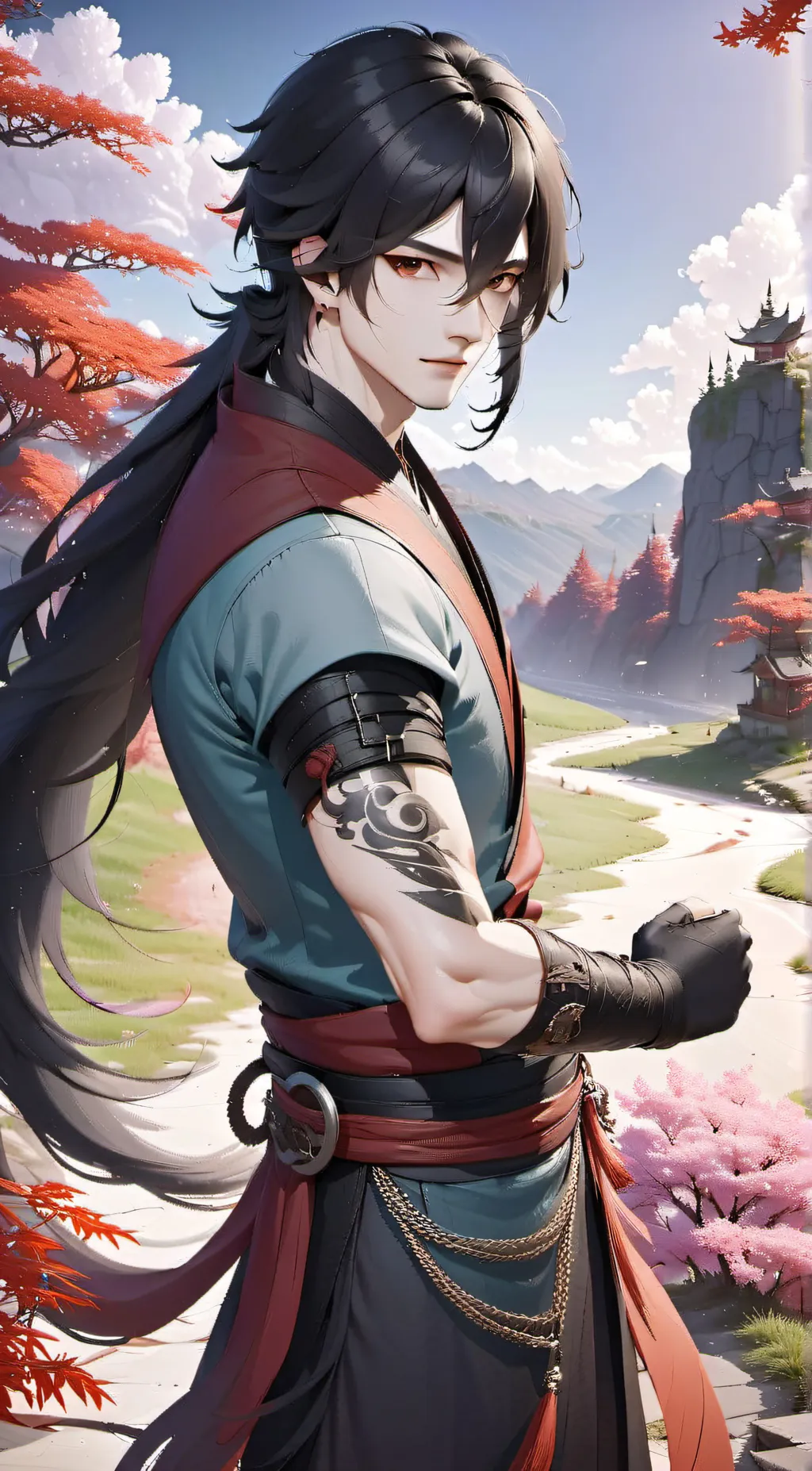ai character: Keito Katsuji background