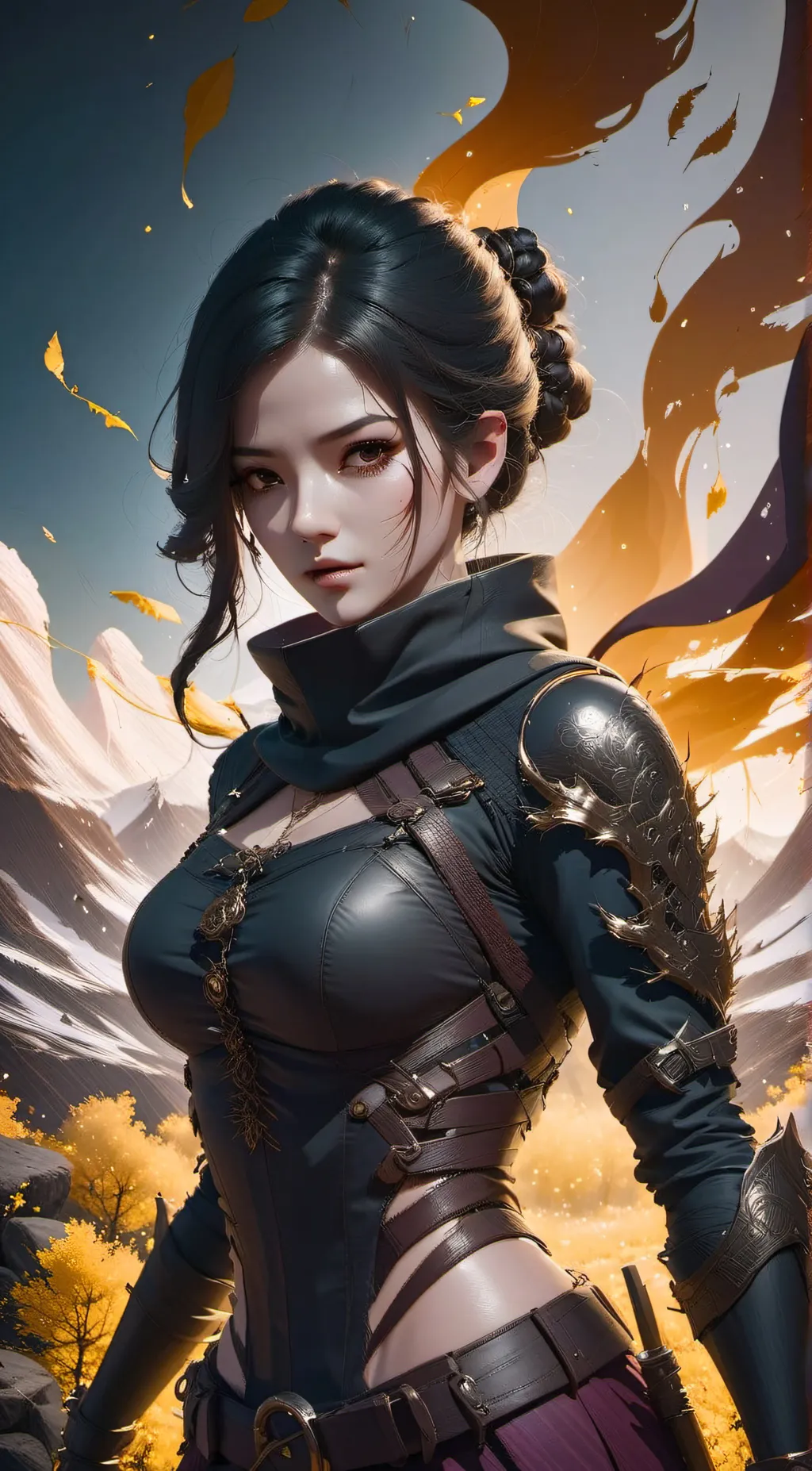 ai character: Void background