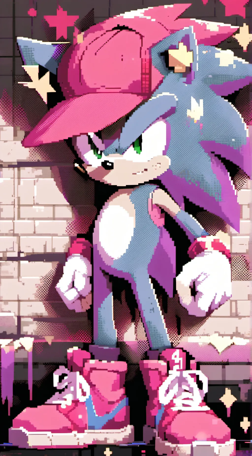ai character: Sonic background