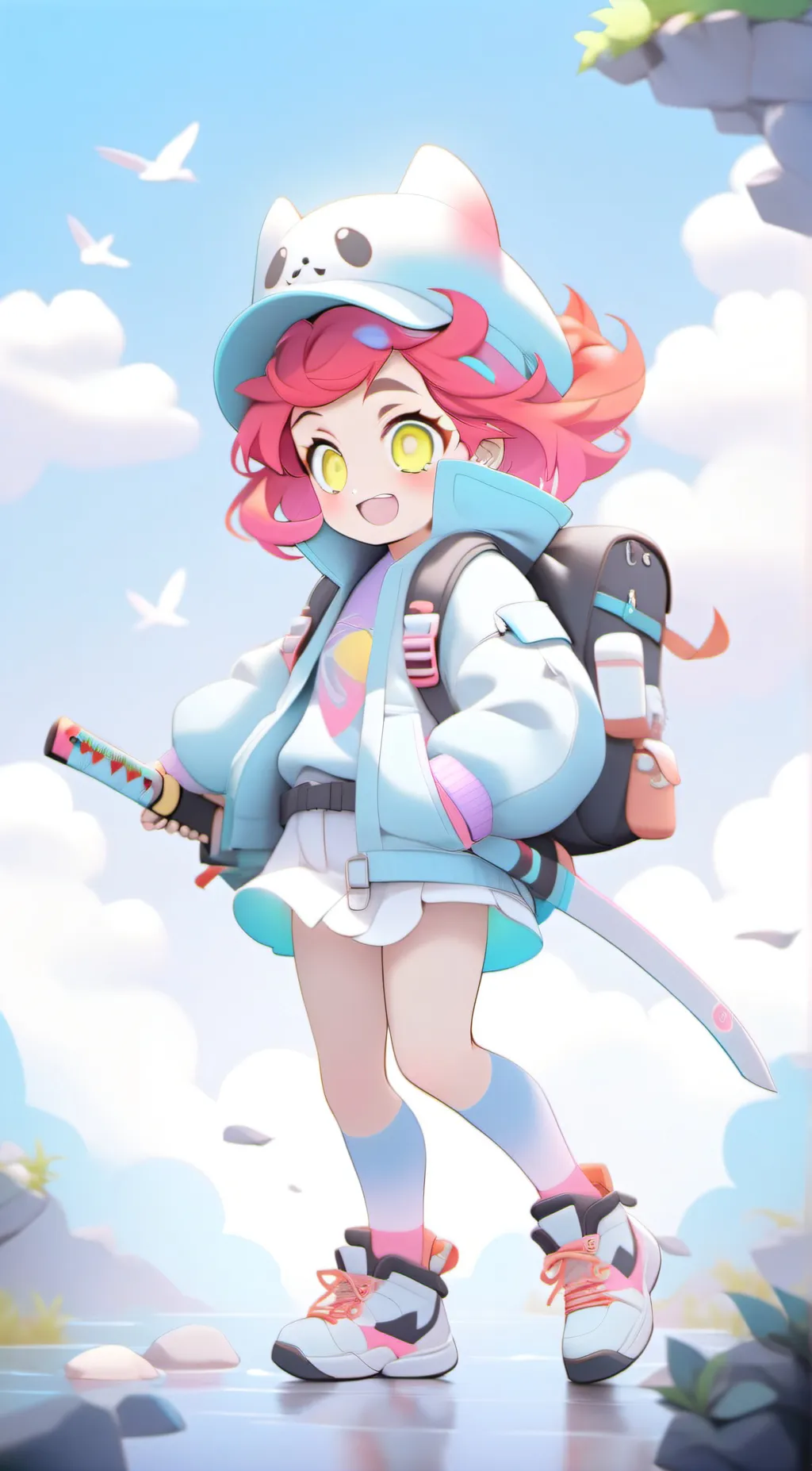 ai character: ❀melody❀ background
