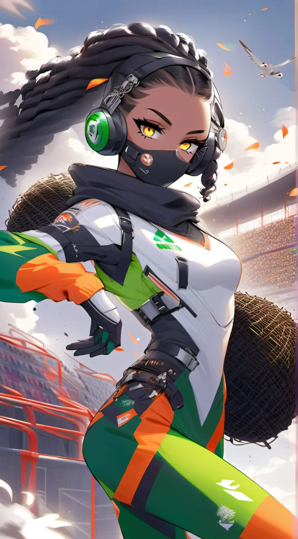 ai character: Goose Girl background