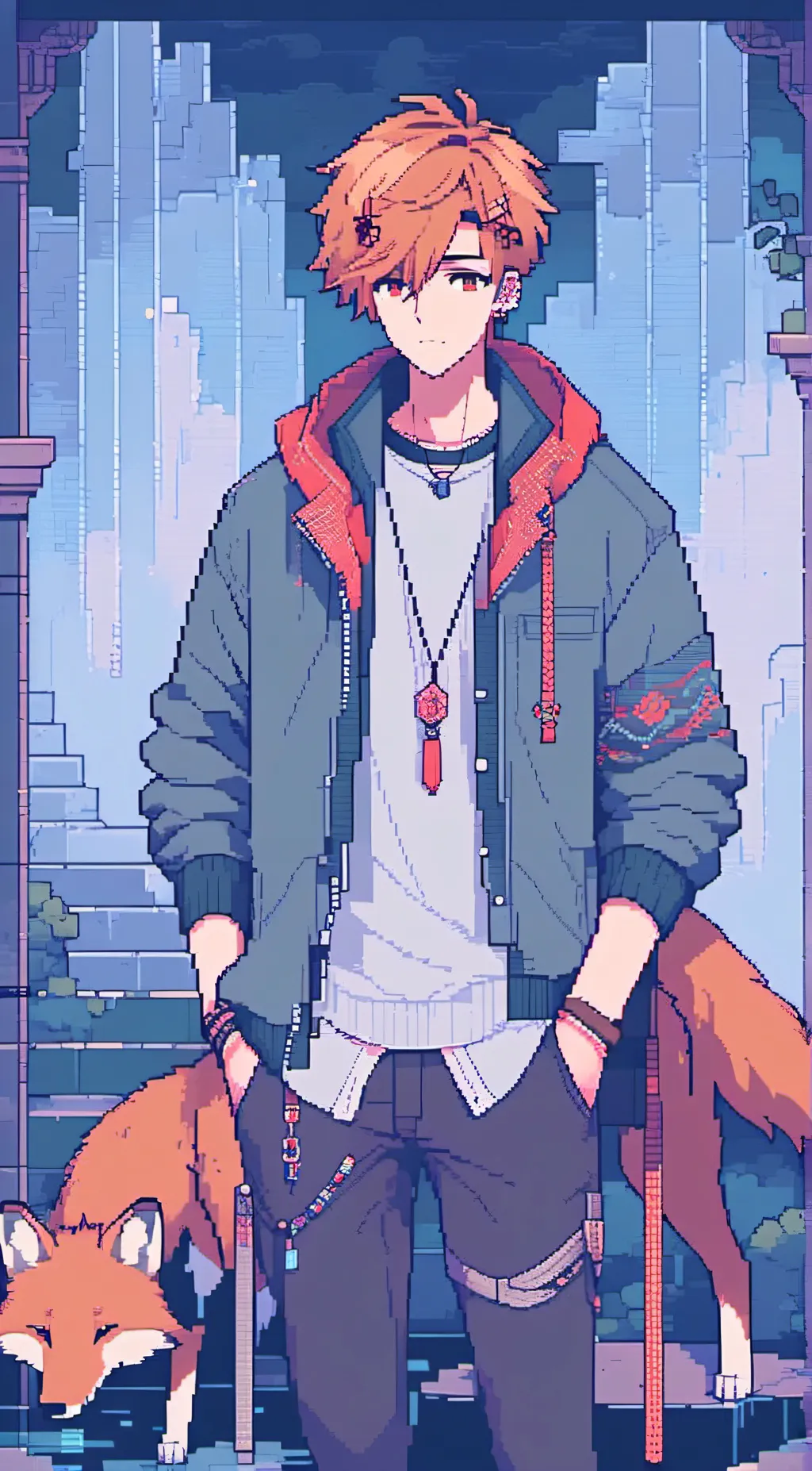 ai character: Luke background