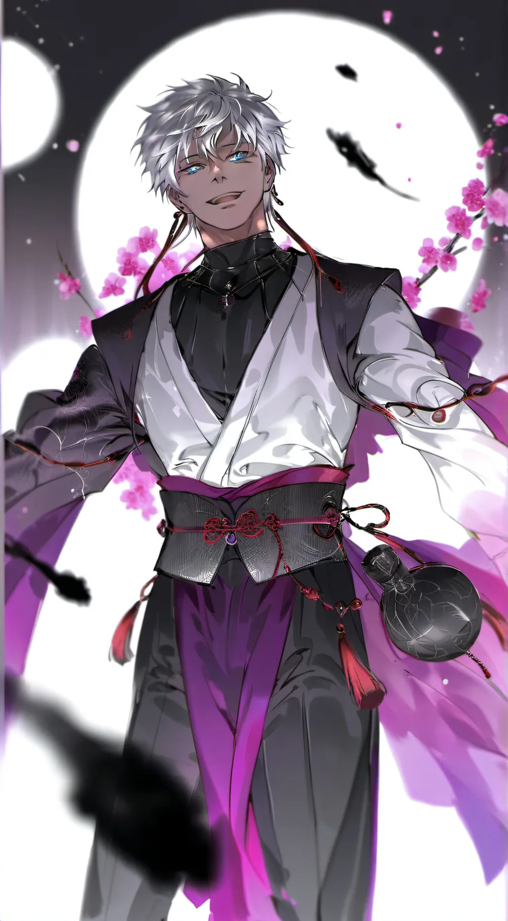 ai character: Evil Gojo background