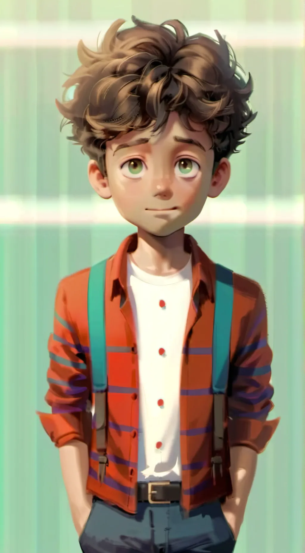 ai character: Orion  background