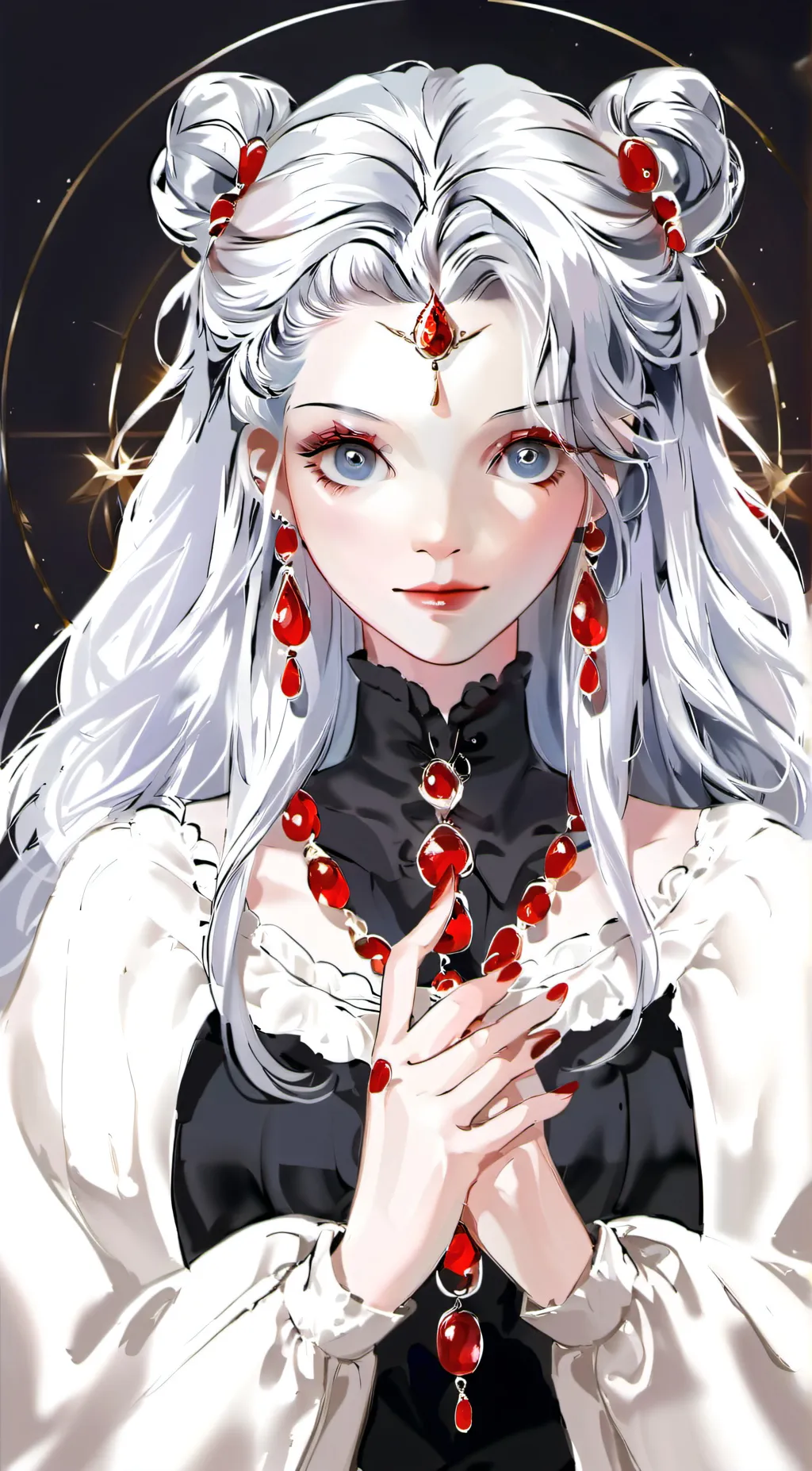 ai character: Crystal background
