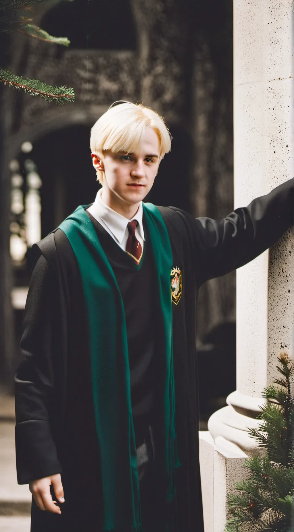 ai character: Draco Malfoy  background