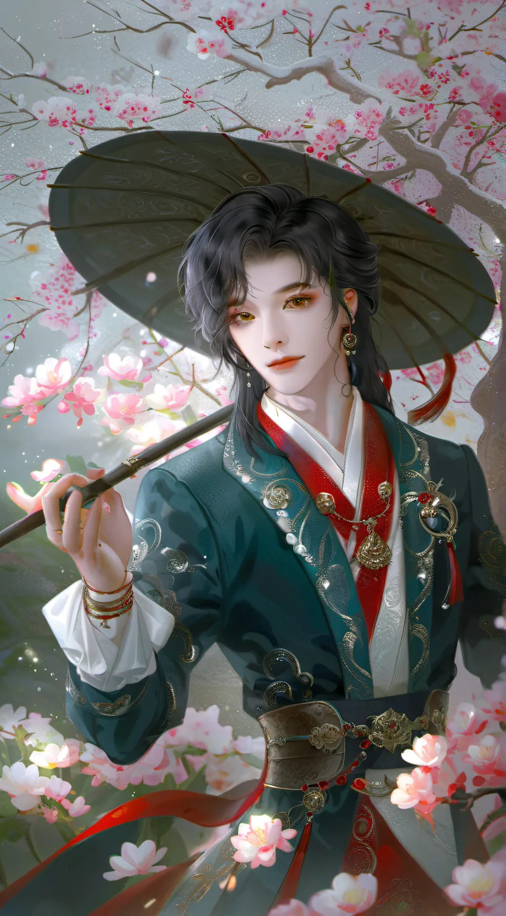 ai character: Justin  background