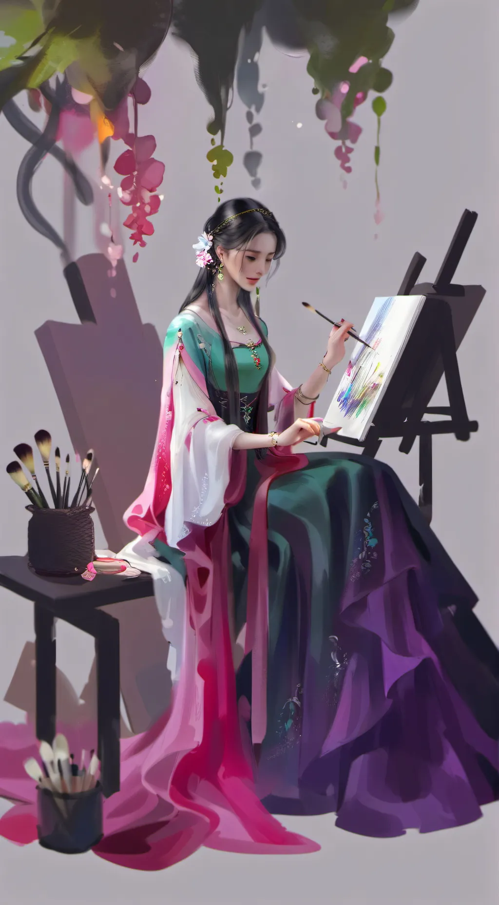 ai character: stella background