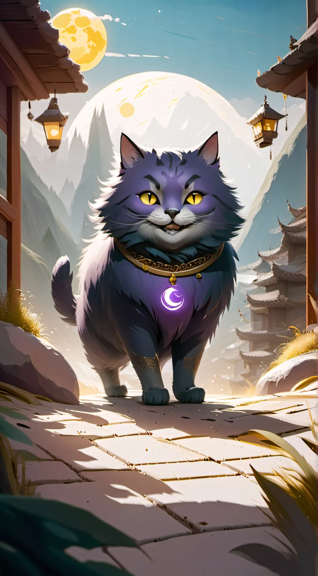 ai character: Catnap background