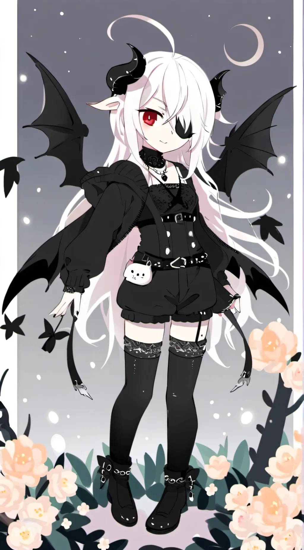 ai character: Devil bona background