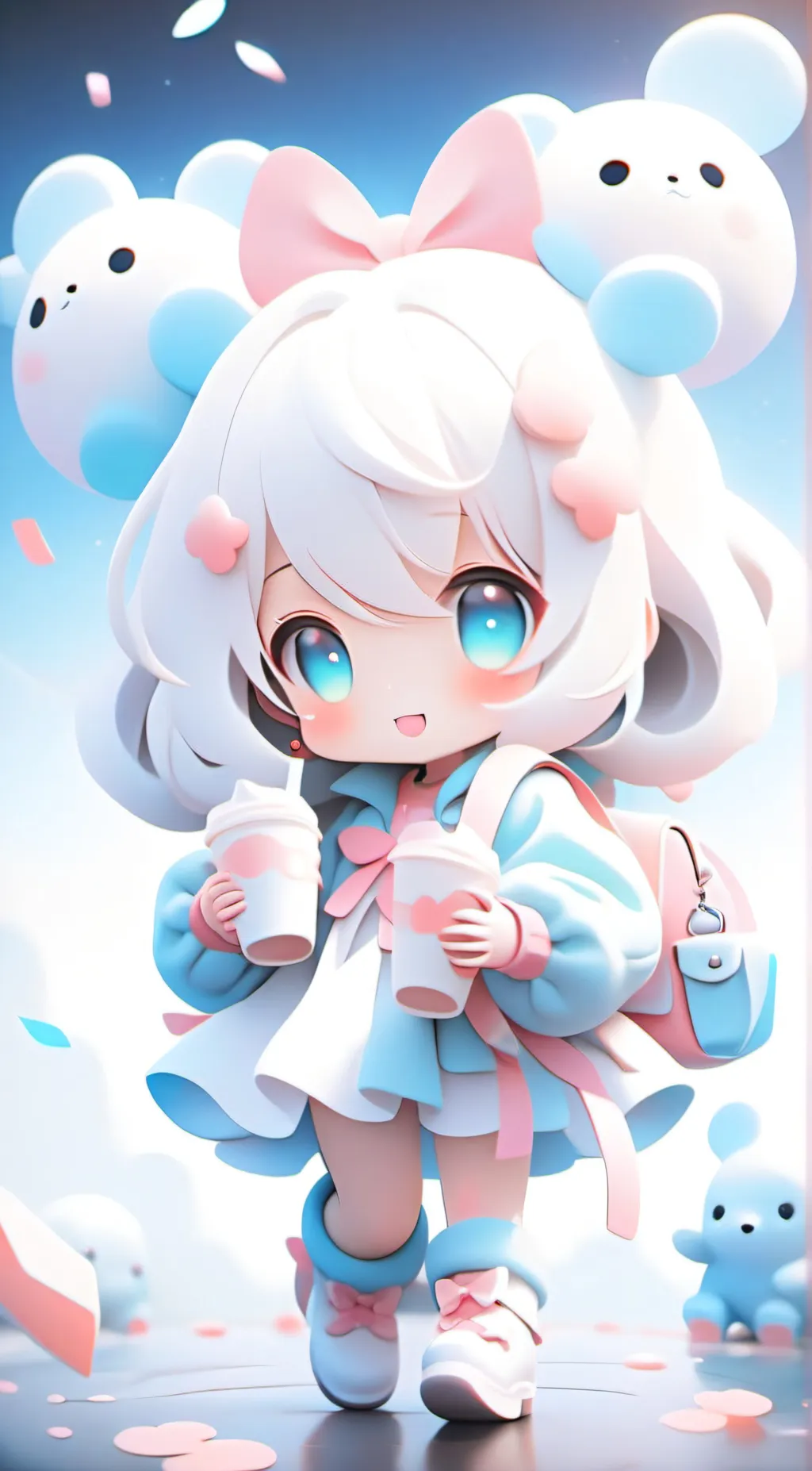 ai character: kitty background