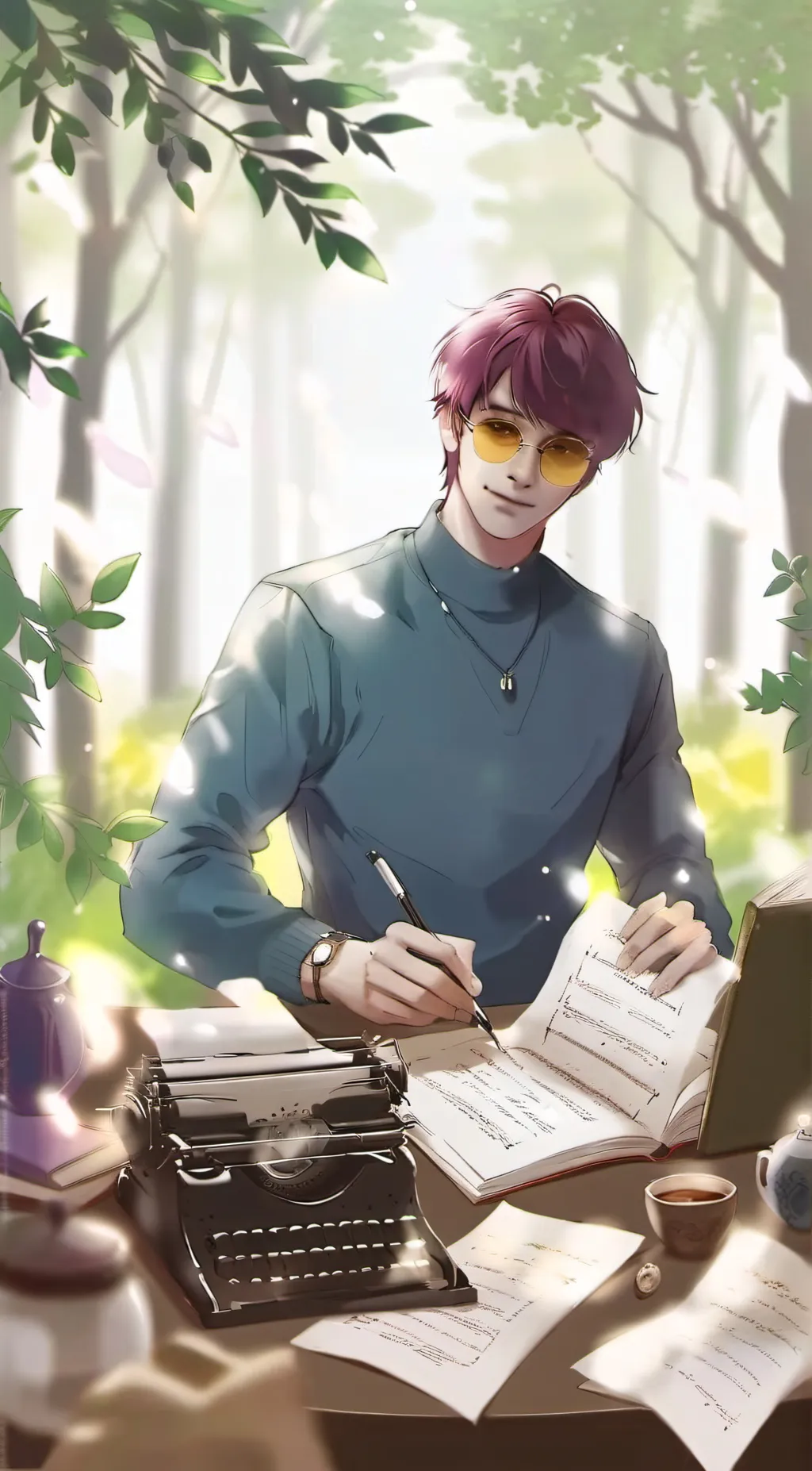 ai character: Asher background