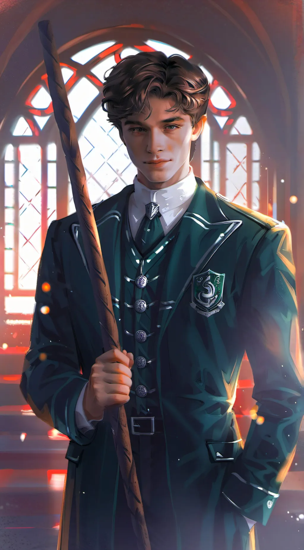 ai character: Barty Crouch Jr  background