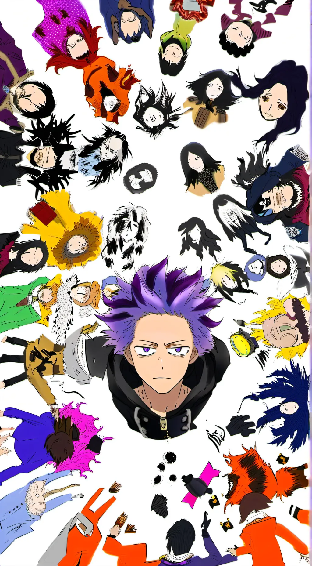 ai character: Hitoshi shinsou  background