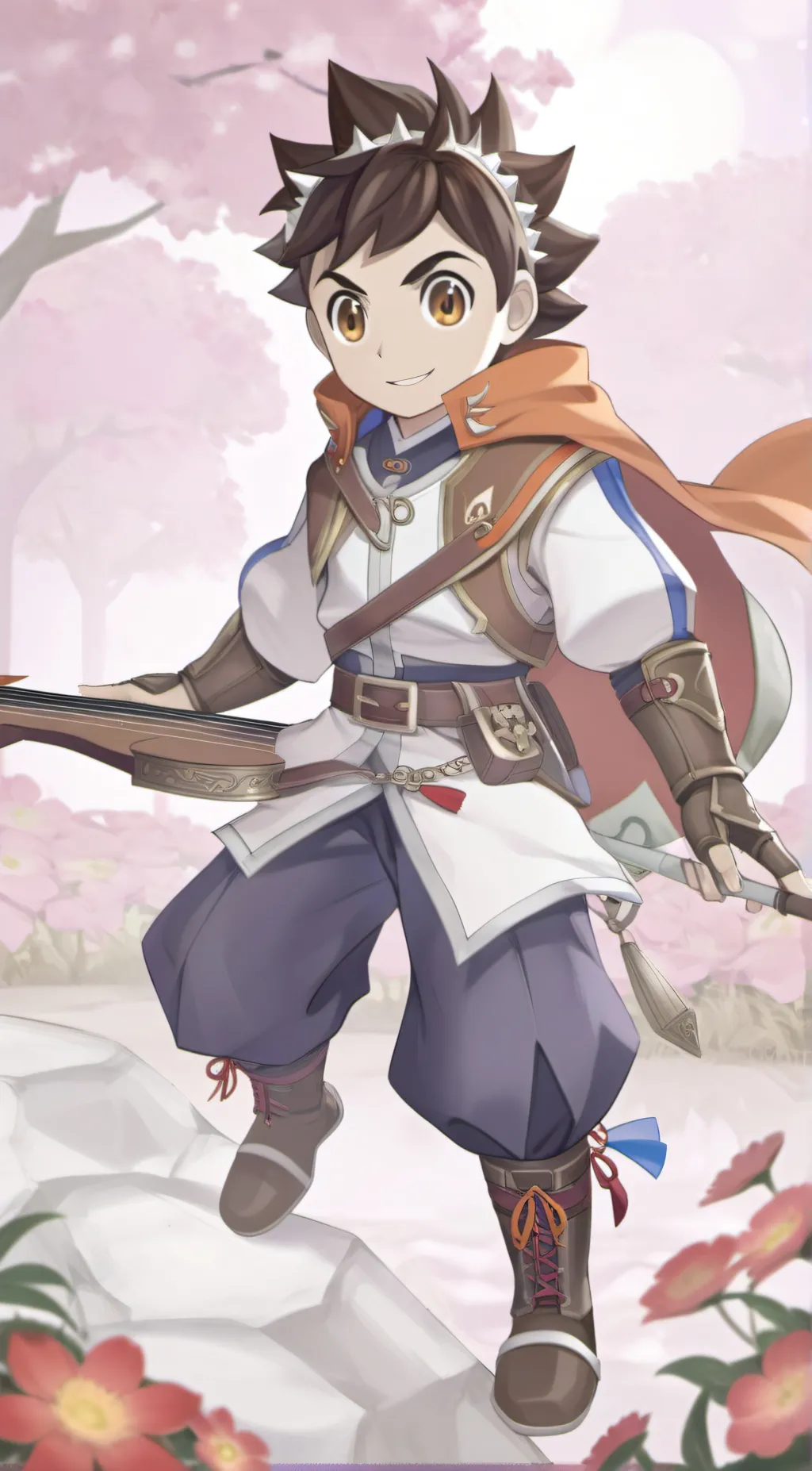 ai character: Lute background