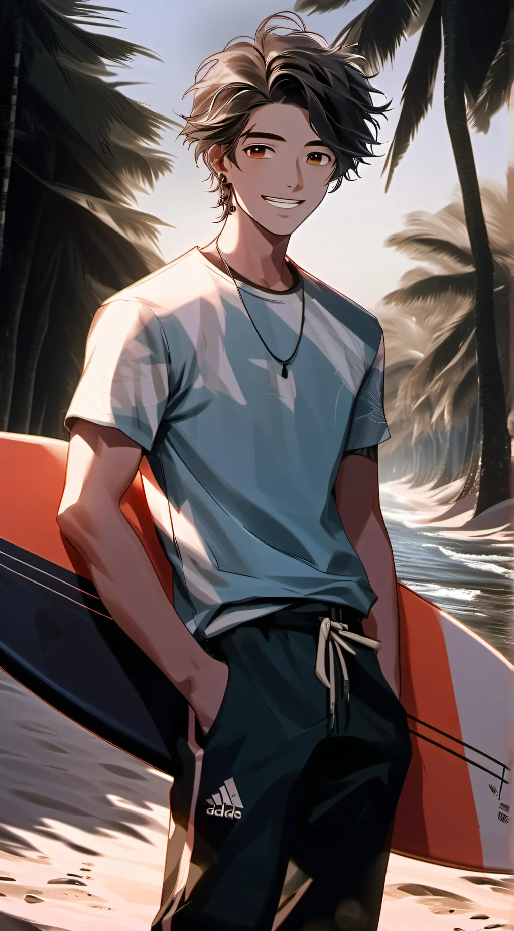 ai character: Parker background