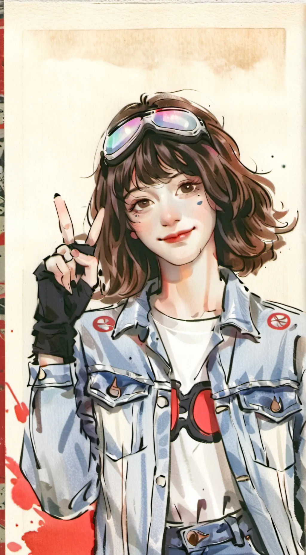 ai character: Pearl gage background