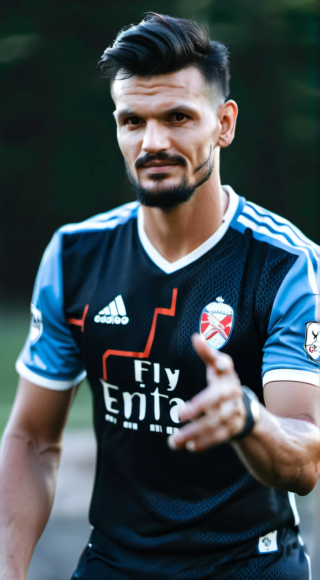ai character: Dejan Lovren background