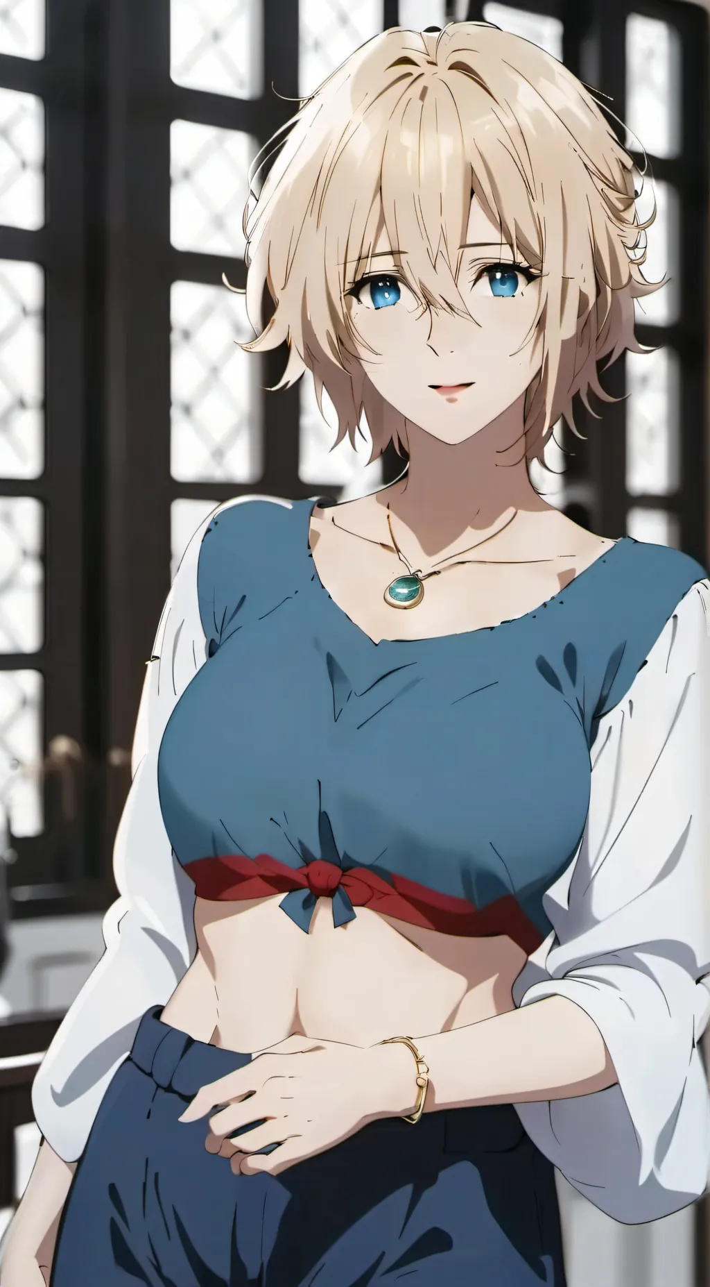 ai character: Violette background