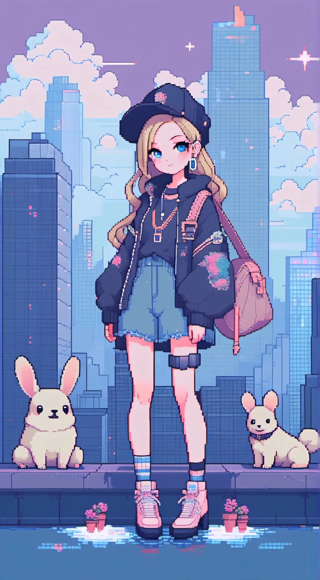 ai character: chloe lukasiak background
